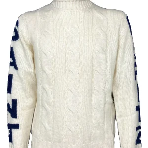 DOLCEVITA UOMO BIANCO CON LOGO RICAMATO