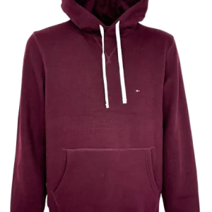 FELPA UOMO BORDEAUX CON CAPPUCCIO