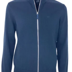 FELPA UOMO BLU GIROCOLLO