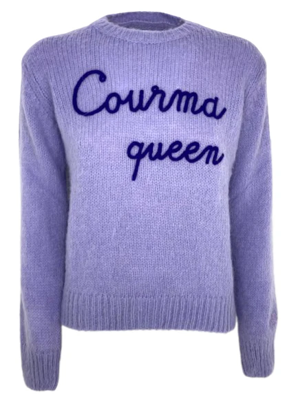 PULLOVER DONNA LILLA COURMA QUEEN - immagine 2