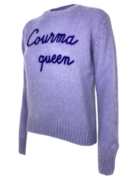 PULLOVER DONNA LILLA COURMA QUEEN - immagine 3